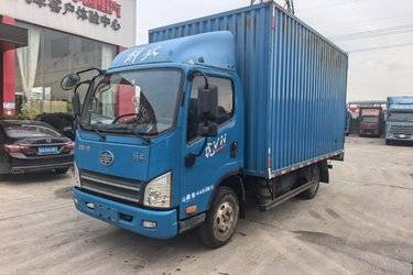 二手解放 虎VN 爬山虎 130马力 4.16米单排厢式轻卡(国六) 单桥 锡柴二手载货车 蓝牌图片