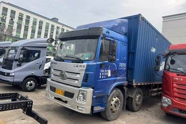 二手三环十通 昊龙 245马力 6X2 9.6米厢式载货车(国五) 前四后四 玉柴二手载货车 黄牌图片