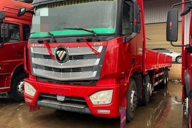 二手福田 欧曼EST 9系重卡 430马力 8X4 9.6米栏板载货车(国五) 前四后八 福田康明斯二手载货车 黄牌