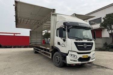 二手东风商用车 天锦KR 245马力 4X2 9.8米厢式载货车(高顶)(国五) 单桥 康明斯二手载货车 黄牌
