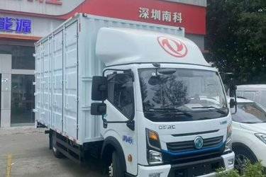 二手东风凯普特 EV350 PRO  4.5T 4.19米单排纯电动仓栅式轻卡100.46kWh  二手电动卡车电动载货车图片