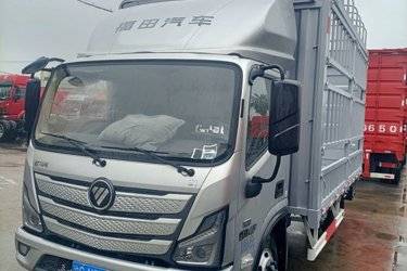 二手福田欧马可S1 畅盈版 2.7L LNG 190马力 法士特8档  4.17米单排仓栅式轻卡(国六) 单桥 康明斯二手载货车 蓝牌图片