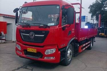 二手东风商用车 天锦KR 舒适版 240马力 4X2 6.8米栏板载货车(国六) 单桥 东风股份二手载货车 黄牌图片