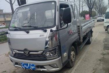 二手福田 奥铃M卡 1.6L 122马力 汽油 3.19米双排栏板小卡(国六) 单桥 东安二手载货车 蓝牌图片