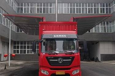 二手东风商用车 天锦KR 2025款 4.8L柴油 260马力 4X2 法士特8档 9.8米翼展式载货车(国六) 单桥 雷诺二手载货车 黄牌图片