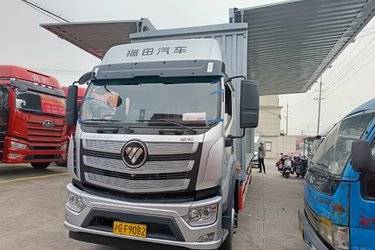 二手福田 欧航R系 高效版Plus 240马力 9.78米翼开启厢式载货车(国六) 单桥 康明斯二手载货车 黄牌图片