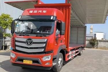 二手福田 欧航AR系 240马力 4X2 9.78米翼开启厢式载货车(国六)(高顶)(国六) 单桥 玉柴二手载货车 黄牌图片