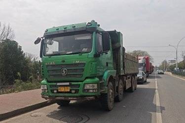 二手陕汽重卡 德龙新M3000 375马力 8X4 6.5米自卸车(国五) 前四后八 安徽康明斯二手自卸车 黄牌