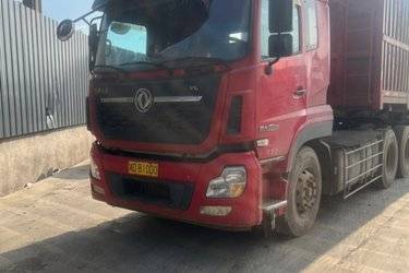 二手东风商用车 天龙VL重卡 465马力 6X4牵引车(国六) 双驱 绵阳瑞擎动力二手牵引车 黄牌图片