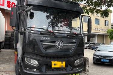 二手东风商用车 天锦KR 245马力 4X2 9.8米厢式载货车(高顶)(国五) 单桥 康明斯二手载货车 黄牌