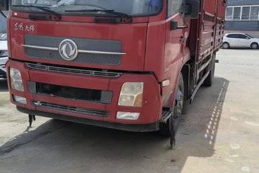 二手东风商用车 天锦中卡 180马力 4X2 6.75米仓栅式载货车(国五) 单桥 东风康明斯二手载货车 黄牌