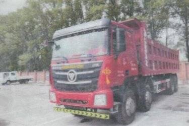 二手福田 欧曼行星 350马力 8X4 5.8米自卸车(国六) 前四后八 康明斯二手自卸车 黄牌