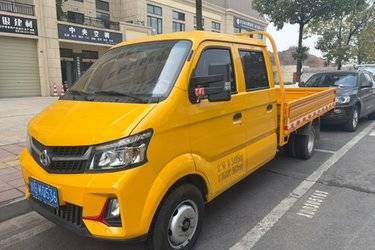 二手长安跨越王X7 1.6L 122马力 3.05米双排栏板小卡(国六) 单桥 东安二手载货车 蓝牌图片