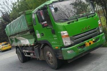 二手江淮 帅铃G系 W工程型 160马力 4X2 4.3米自卸车(国五) 单桥 玉柴二手自卸车 黄牌图片