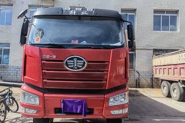 二手一汽解放 新J6P重卡 460马力 6X4 6米自卸车(国五) 后八轮 锡柴二手自卸车 黄牌图片