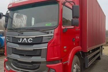 二手江淮 格尔发A5LIII中卡 220马力 4X2 6.8米仓栅式载货车(国五) 单桥 江淮动力二手载货车 黄牌