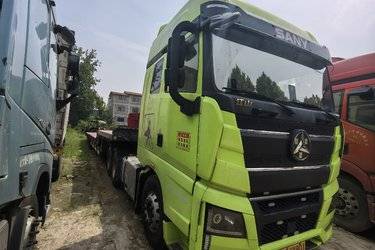 二手三一重卡 江山·新英雄 旗舰版 585马力 6X4 AMT自动档牵引车(国六) 双驱 昆山三一动力二手牵引车 黄牌图片