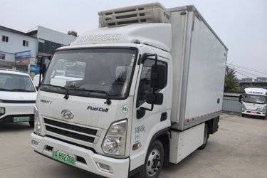 二手现代商用车 泓图EV2 4.5T 4.08米纯电动冷藏车  二手电动卡车电动冷藏车