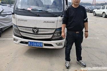 二手福田 欧马可S1系 122马力 4.17米单排栏板轻卡(国六) 单桥 云内动力二手载货车 蓝牌图片