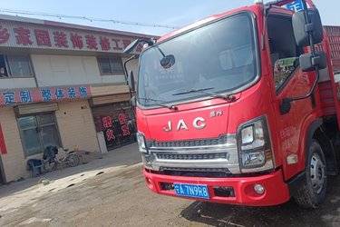 二手江淮 威铃K5 132马力 3.37米排半栏板轻卡(国六) 单桥 全柴二手载货车 蓝牌图片