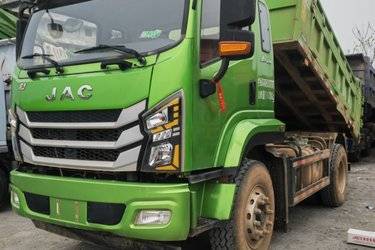 二手江淮 骏铃G6 200马力 4X2 4米排半自卸车(国六) 单桥 玉柴二手自卸车 黄牌
