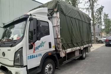二手中国重汽 豪曼 先锋EM3 4X2 4.18米单排纯电动仓栅式轻卡 宁德时代100.46kWh  二手电动卡车电动载货车图片