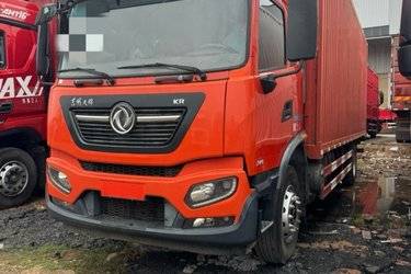 二手东风商用车 天锦KR 245马力 4X2 8米厢式载货车(高顶)(国五) 单桥 康明斯二手载货车 黄牌图片