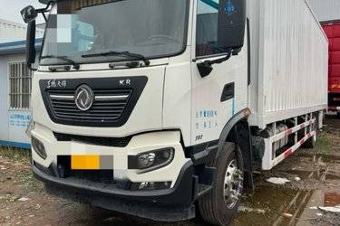 二手东风商用车 天锦KR中卡 292马力 6X2 9.8米厢式载货车(国五) 前四后四 康明斯二手载货车 黄牌图片