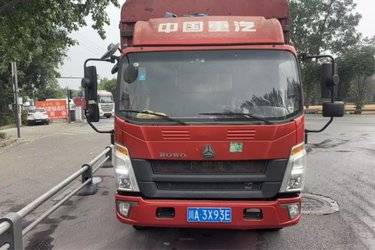 二手中国重汽HOWO 悍将 160马力 单排轻卡底盘(国六) 单桥 潍柴二手载货车