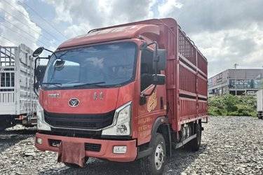 二手中国重汽 豪曼H3先锋 170马力 3.85米排半仓栅式轻卡(国六) 单桥 潍柴二手载货车 蓝牌图片
