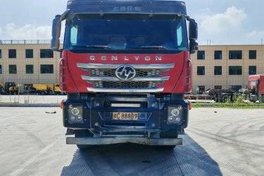 二手上汽红岩 杰狮C500重卡 重载版 430马力 8X4 8.3米自卸车(国五) 前四后八 潍柴二手自卸车 黄牌图片