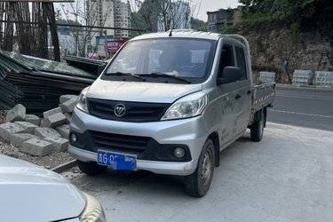 二手福田 祥菱V 1.5L 115马力 汽油 2.53米双排栏板微卡(国六) 单桥 东安二手载货车 蓝牌图片