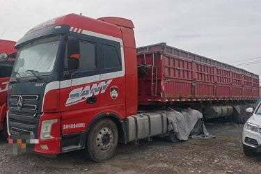 二手三一集团 朱宏版 500马力 6X4牵引车(国五) 双驱 潍柴二手牵引车 黄牌图片