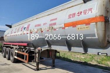 二手12米x2.5米 3轴 罐式半挂车