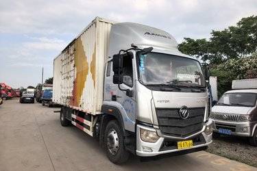 二手福田 欧航R pro系 220马力 4X2 7.8米AMT自动档厢式载货车(国六) 单桥 福田康明斯二手载货车 黄牌图片