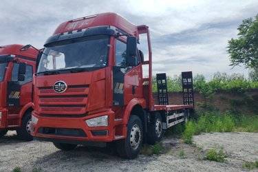二手平板运输车 一汽解放 解放J6L 320 9.6 6X2图片