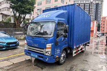 二手江淮 帅铃Q6 130马力 4.12米单排厢式轻卡(国六) 单桥 江淮锐捷特二手载货车 蓝牌图片