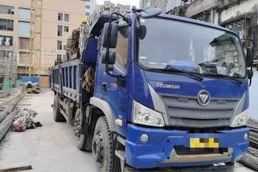 二手福田 瑞沃ES3 220马力 6X2 6.8米排半栏板载货车(国六) 前四后四 玉柴二手载货车 黄牌图片