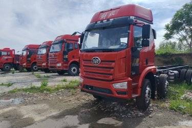 二手平板运输车 一汽解放 解放J6P 320 9.6 6X2图片