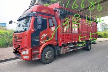 二手一汽解放 J6L重卡 240马力 4X2 车辆运输车(国五) 单桥 锡柴二手载货车 黄牌图片