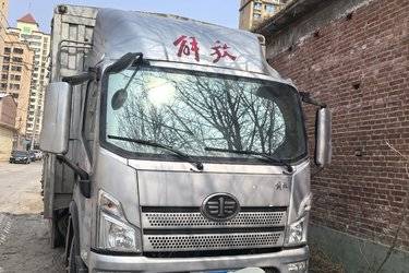 二手解放 领途宽体 160马力 3.78米排半仓栅式轻卡(国六)(法士特8挡)(国六) 单桥 大柴二手载货车 蓝牌