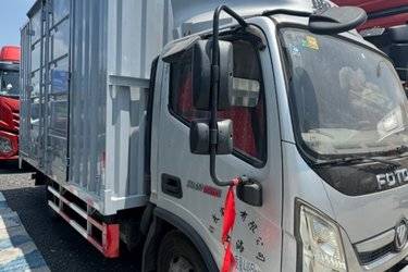 二手福田 奥铃速运 110马力 4.14米单排厢式轻卡(宽体)(国五) 单桥 江西五十铃二手载货车 蓝牌图片