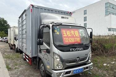 二手福田 奥铃速运 110马力 4.14米单排厢式轻卡(宽体)(国五) 单桥 江西五十铃二手载货车 蓝牌图片