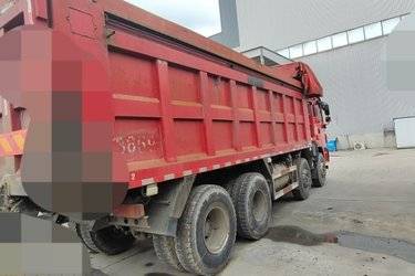 二手东风华神 DV5 350马力 8X4 6.8米自卸车(国六) 前四后八 潍柴二手自卸车 黄牌图片