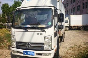 二手凯马 凯捷M1 116马力 4.2米单排厢式轻卡(国五) 单桥 潍柴二手载货车 蓝牌图片