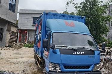 二手江铃 顺达窄体 116马力 4.21米单排厢式轻卡(国五) 单桥 江铃二手载货车 蓝牌图片