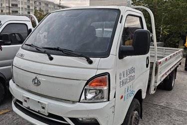 二手长安跨越者D5EV 豪华型 3.5T 4.02米单排纯电动栏板微卡55.64kWh  二手电动卡车电动载货车图片