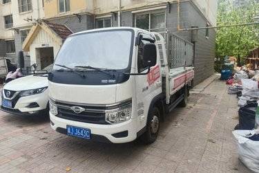 二手福田瑞沃 骁运S1 115马力 3.67米单排仓栅式轻卡(国六) 单桥 北汽福田二手载货车 蓝牌