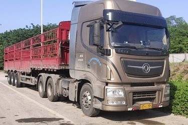 二手东风商用车 天龙旗舰KX 560马力 6X4自动挡牵引车(AMT手自一体)(国五) 双驱 东风康明斯二手牵引车 黄牌