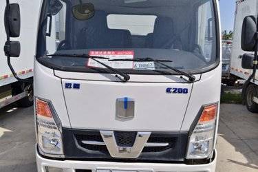 二手远程 E200 4.5T 4.14米单排纯电动厢式轻卡  二手电动卡车电动载货车